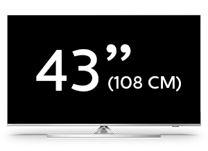 Téléviseur Android LED 4K UHD Philips série The One 43 pouces (109 cm)