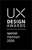 UX design awards special mention 2020