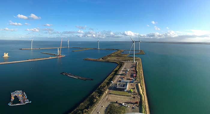 Download image (.jpg) Wind farm Bouwdokken (Ouvre dans une nouvelle fenêtre)