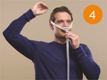 Etape 3 du guide de réglage du masque Nuance Pro de Philips